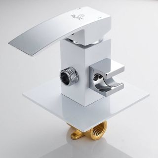 Гигиенический душ со смесителем Rose R1505F-2 белый/хром